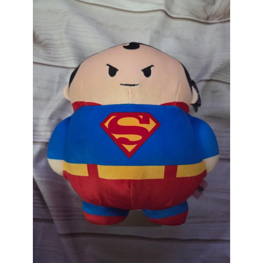 FAO Schwarz x Blob Superman Plush DC Comics Man of Steel Stuffed Toy NWT